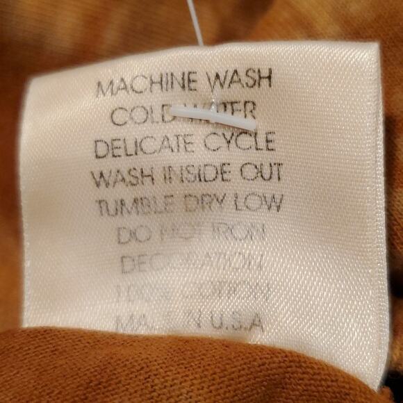 NWT Cactus Bay by Lynee Y2K Unisex 90 99 Orange / Brown Tie Dye T-shirt Sz M - Picture 6 of 6